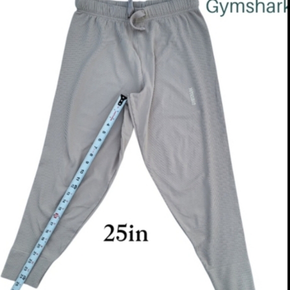 Gymshark Jogger Lounge Tan Stretch Pant Gym Workout Yoga Athletic Women Medium M - Picture 6 of 9